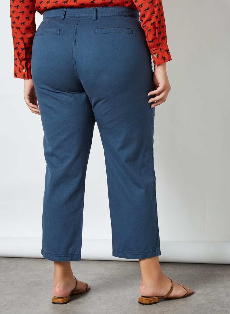 Plus Size Pants Blue