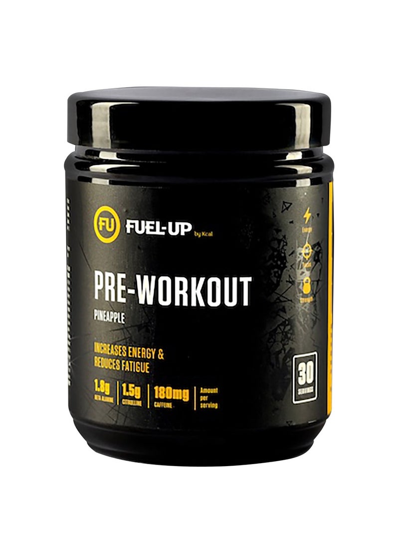 Pre Workout Pineapple Powder Increase Energy Muscle Pump and Anti Fatigue 300 Grams