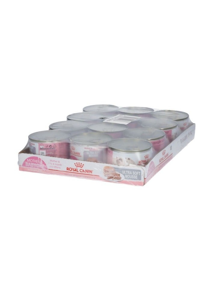 Royal Canin Mother & Babycat Mousse (WET FOOD - Cans) 12 PCS X 1 BOX