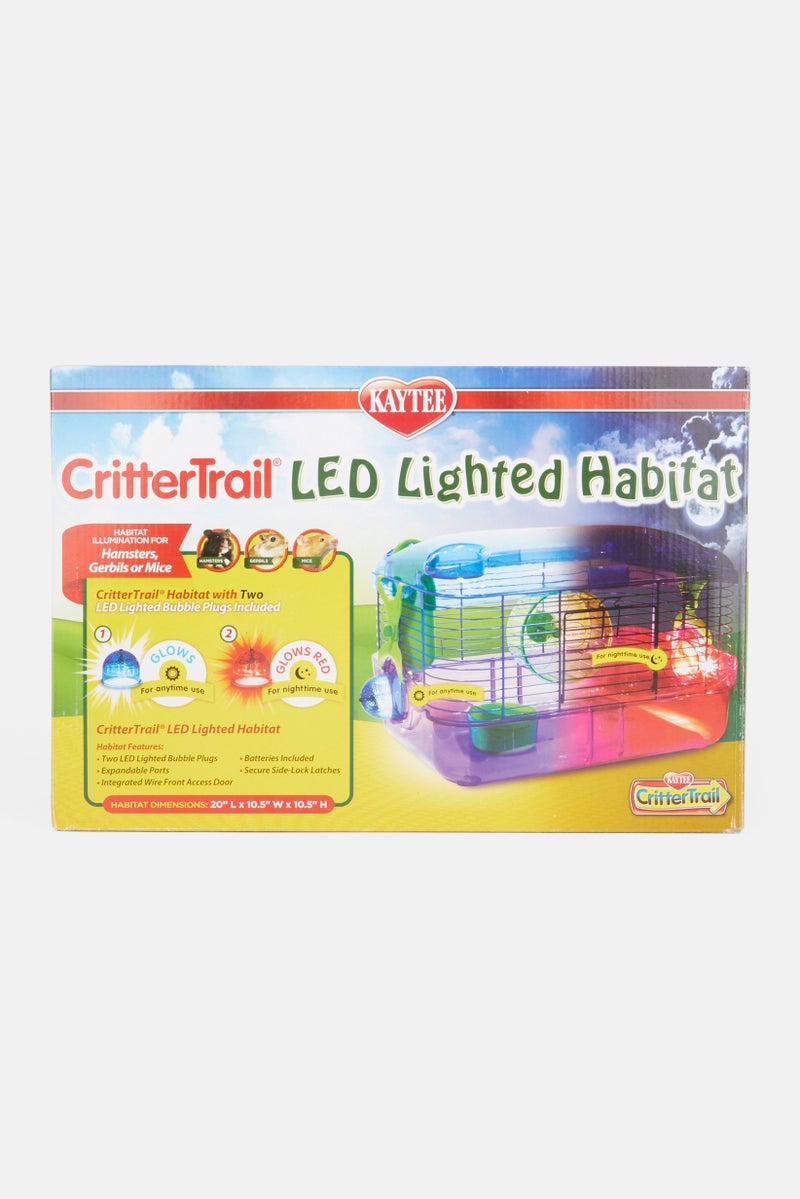 Led Light Pet Habitat, Blue Combo