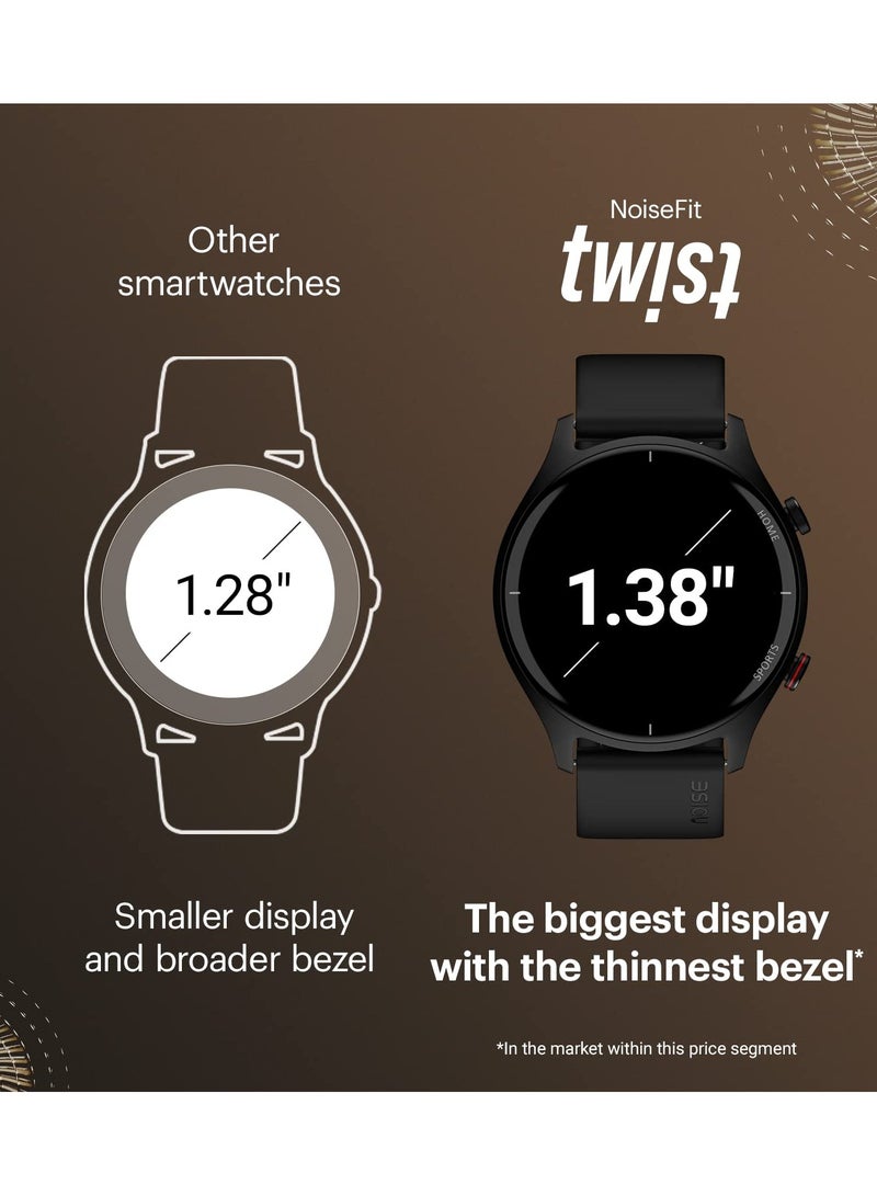 Noise Twist Round dial Smart Watch with Bluetooth Calling, 1.38