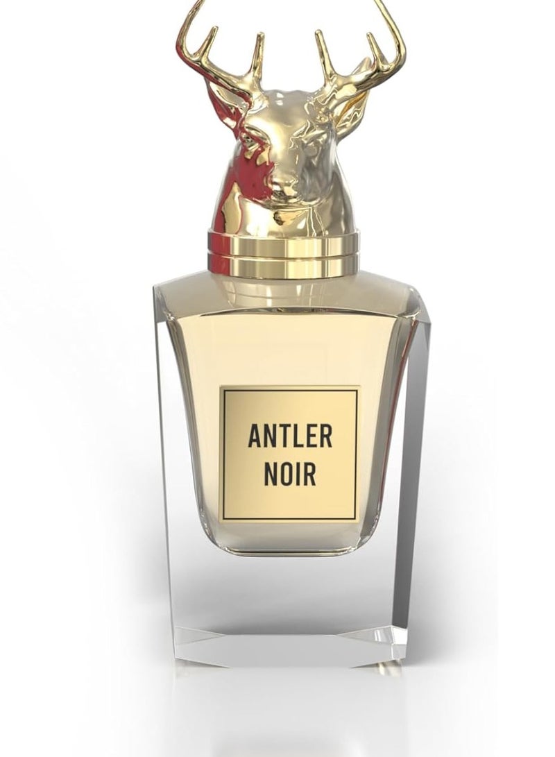 Saif Al Fares Antler Noir Signature Perfume | Unisex Long Lasting Alcohol-Free Spray | Oriental Citrus Head Notes | Exotic Scented & Fresh Body Mist With Luxurious Fragrance | 100 ml