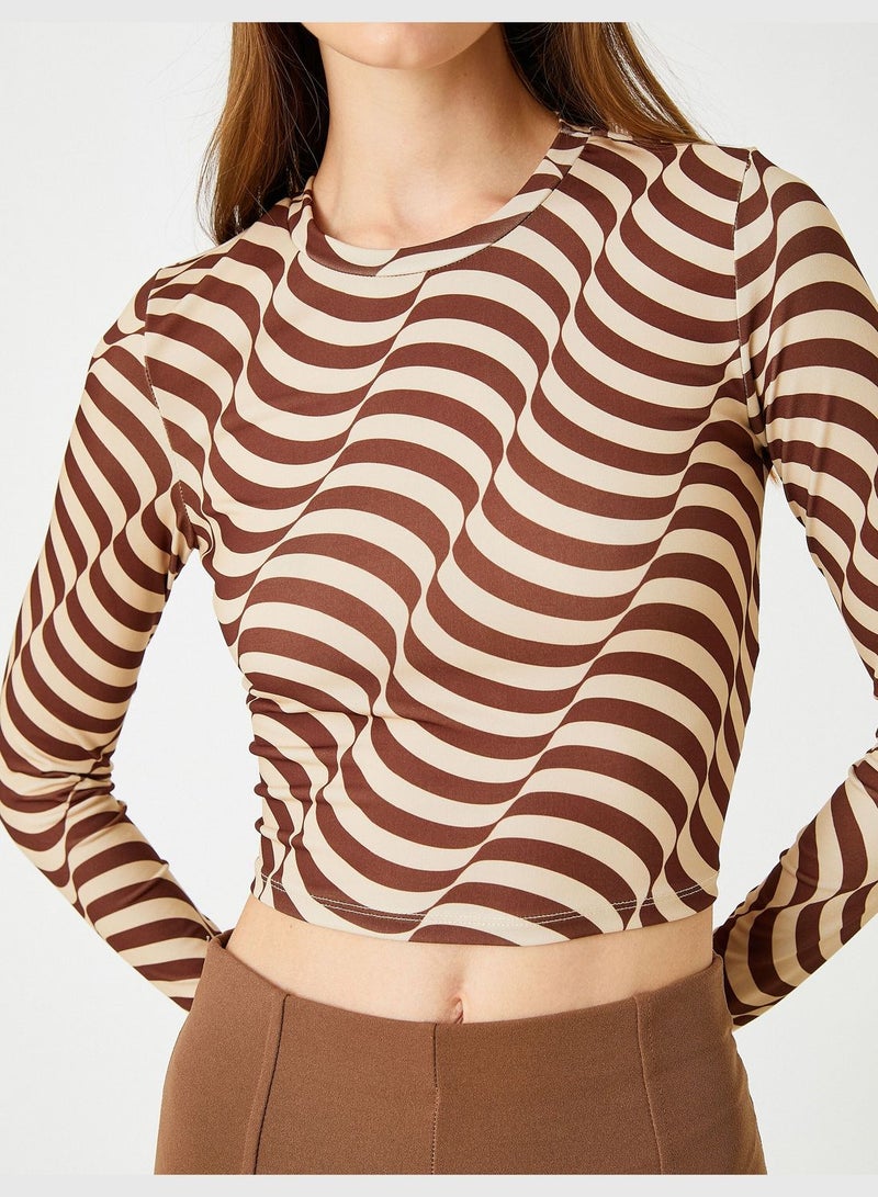 Crop T-Shirt Long Sleeve