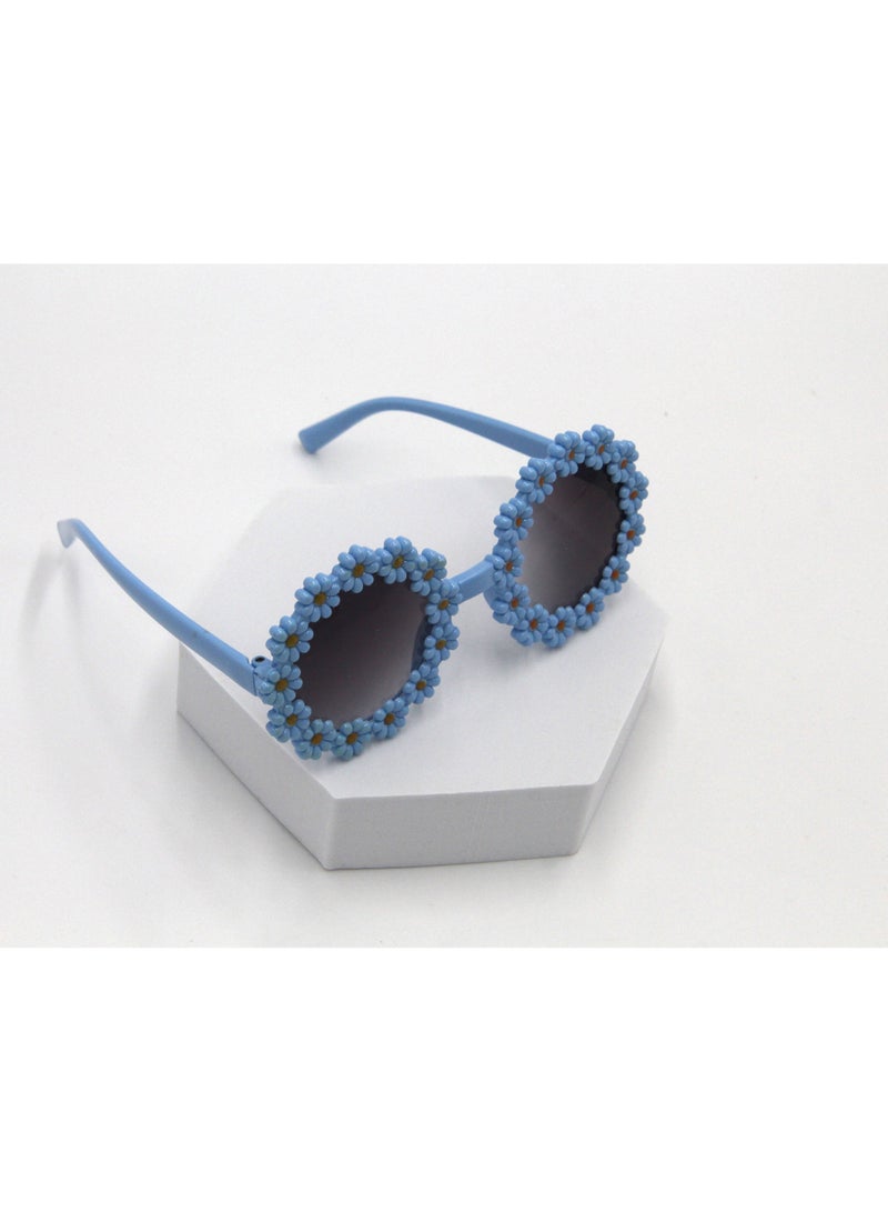 Zairah Glasses and Headband Set For Babies and Girls- Blue