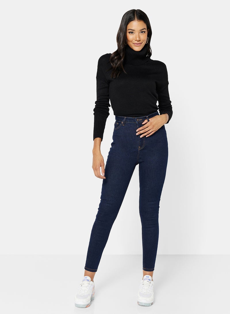 Basic Skinny Jeans Navy