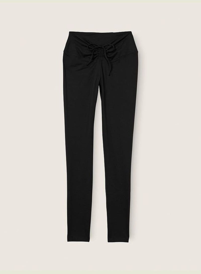 Adjustable Waist Ruched Leggings