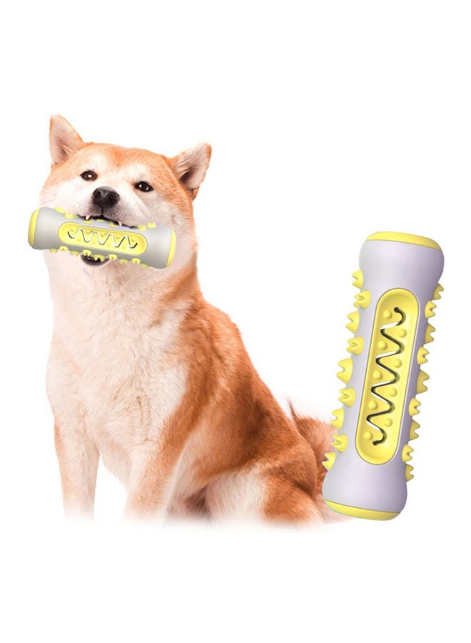 Teeth Cleaning Toy For Dog Yellow/Grey 15.5x5x5cm