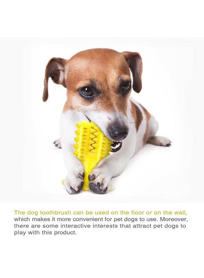 Dog Chew Toy Yellow 13x9.5x9.5cm