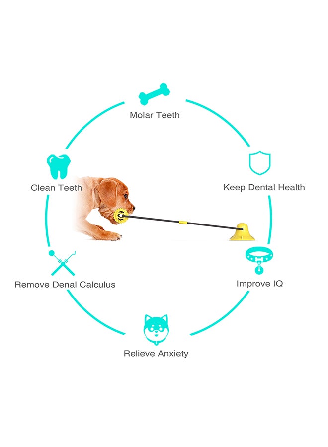 Molar Bite Toy Dog Chewing Toy Yellow 18x13x5cm