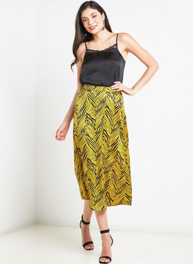 Tessi Midi Skirt Artisans Gold