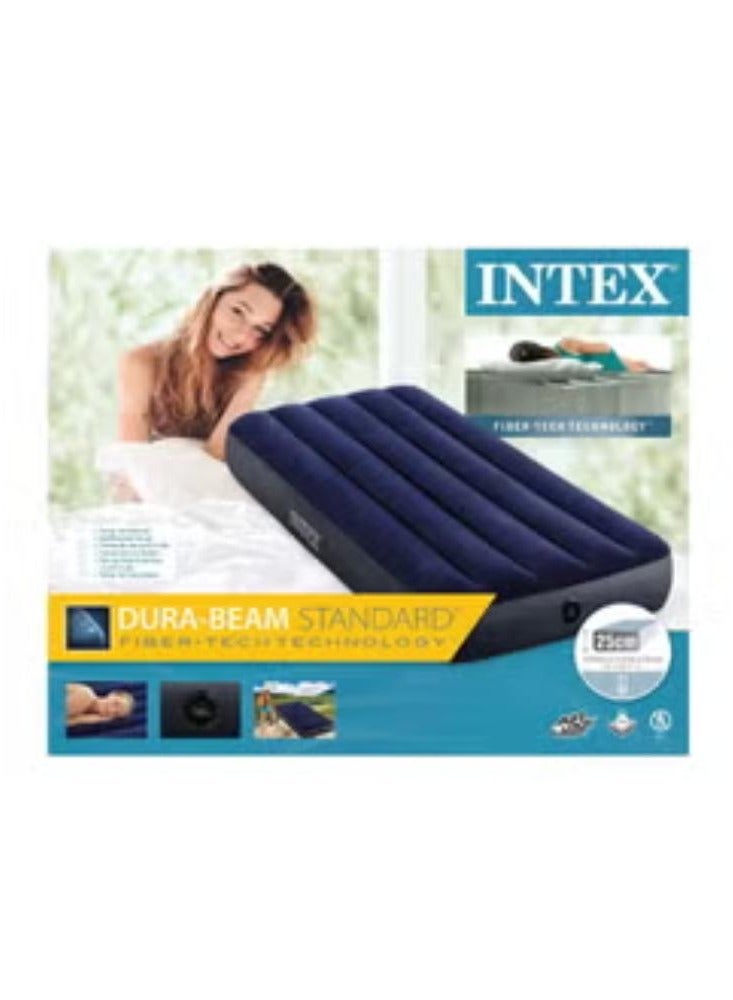 Downey Airbed Plastic Blue 76x191x25cm