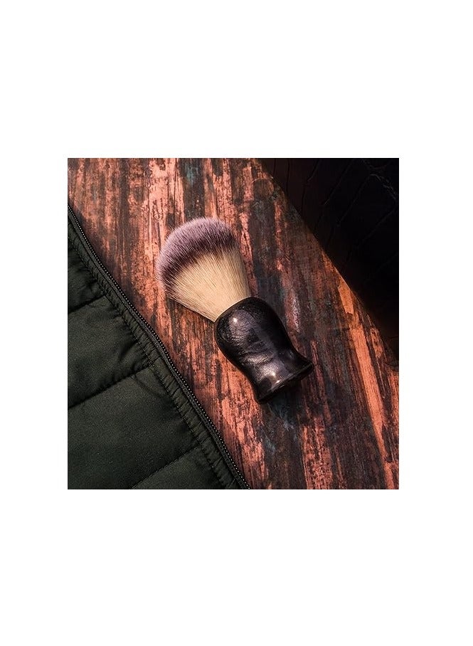 Luxuriously Soft Shaving Brush for Men |Bomber Edition| Experience Premium Cruelty-Free Bristles and Stylish Grey Bomber-Toned Ergonomic Handle for A Shave Like Never Before