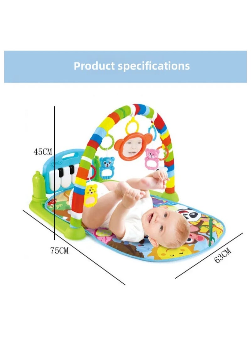 Toddler Round Musical Soft Foot Multifunctional Multi-Purpose Gym Mat and Shelf Table, Toy 75x63x45cmToddler Round Musical Soft Foot Multifunctional Multi-Purpose Gym Mat and Shelf Table, Toy 75x63x45cm