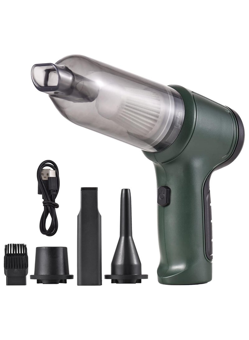 Handheld Cordless And Portable Mini Vacuum Cleaner, Air Dust And Hand Pump, Use For Home And Car