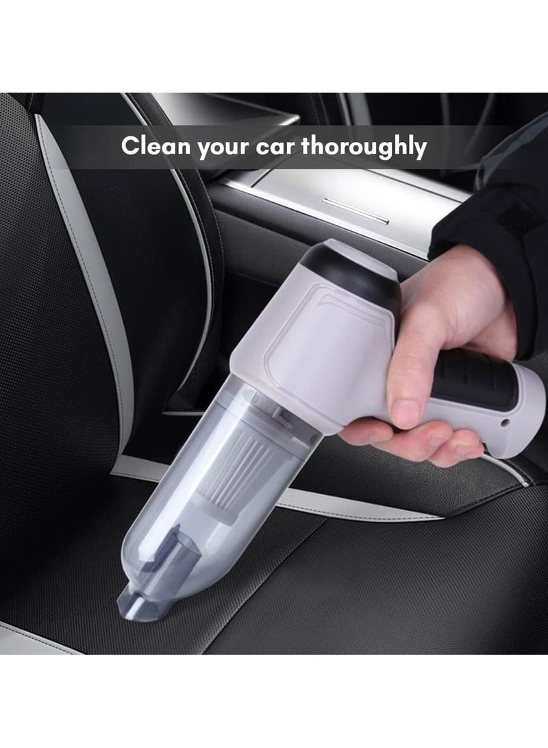 Handheld Cordless And Portable Mini Vacuum Cleaner, Air Dust And Hand Pump, Use For Home And Car