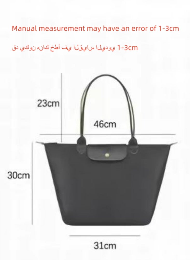 women's large tote bag, handbag, shoulder bag black classic style