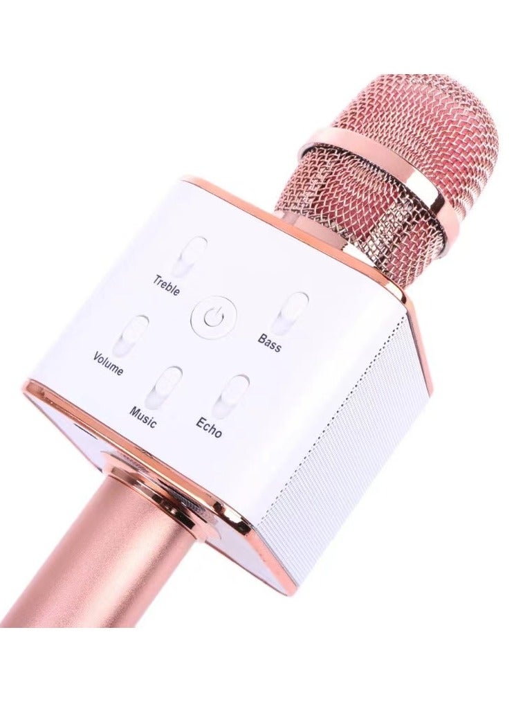 Q7 Bluetooth Karaoke Microphone with Speaker Supports Charging