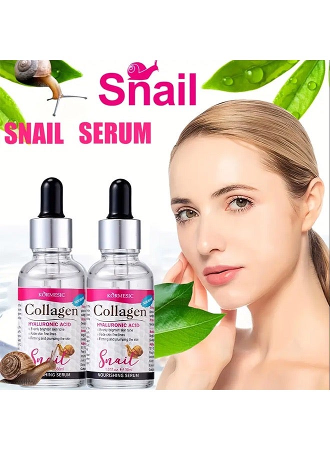 KORMESIC Collagen and Hyaluronic Acid Face Serum - Nourishing Serum