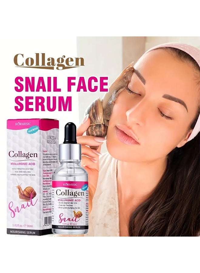 KORMESIC Collagen and Hyaluronic Acid Face Serum - Nourishing Serum