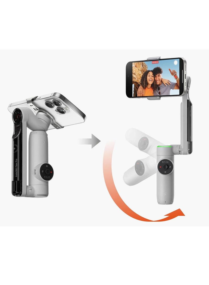 Insta360 Flow Pro The Al Tracking Stabilizer for iPhone Gray