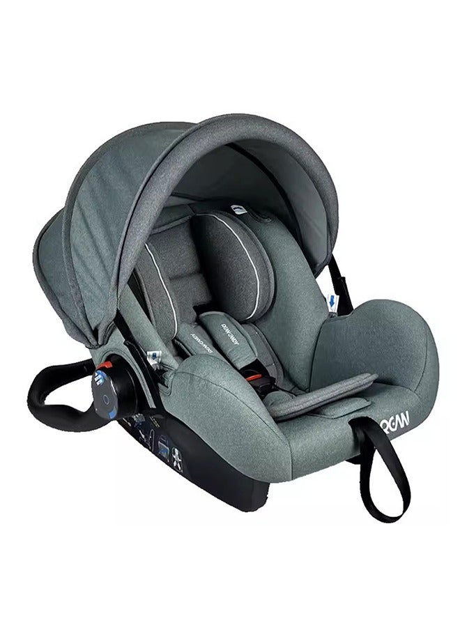 4-In-1 Baby Safety Car Seat With Adjustable Backrest And Canopy, Three-Point Safety Belt, 0 - 15 Months