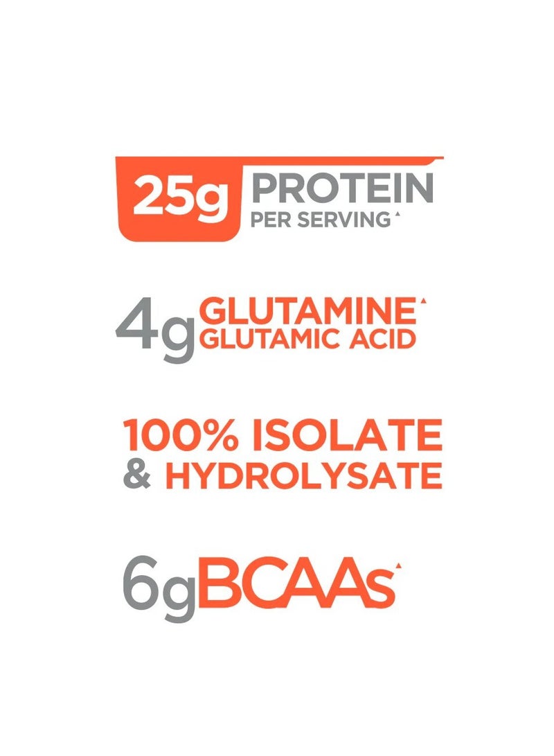 Rule1, Whey Protein Isolate, 5LB, Chocolate Fudge, 71 Servings