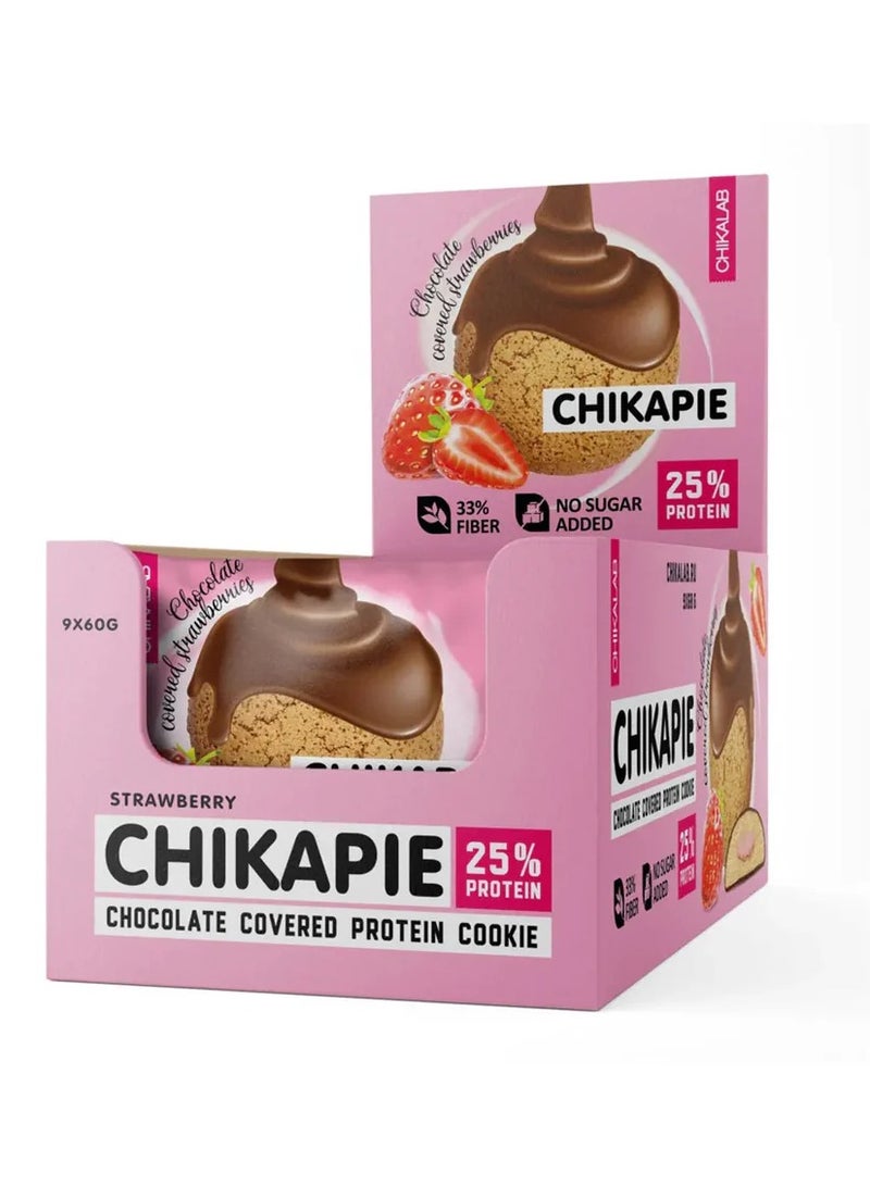 CHIKALAB - CHIKAPIE BOX OF 9 (9X60g) Strawberry 540g