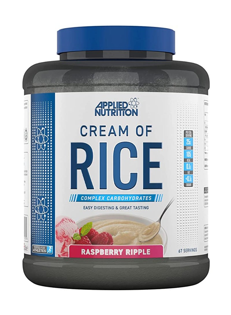 Applied Nutrition, Cream of Rice, Raspberry Ripple, 2Kg, 67 Servings