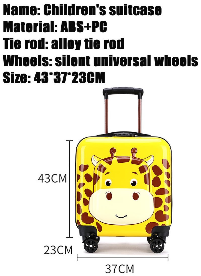 Kids Roller Duffle Bag Travel Quiet Spinner Wheel Luggage 18 Inch Travel and School Roller Case