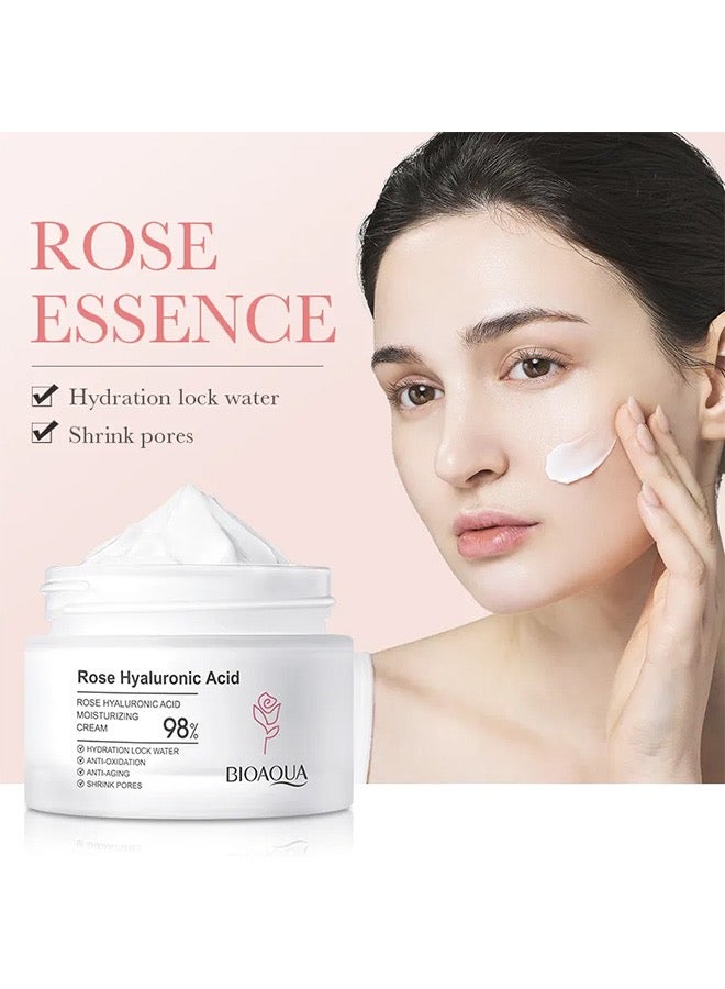 Bioaqua Rose Hyaluronic Acid Moisturizing Face Cream