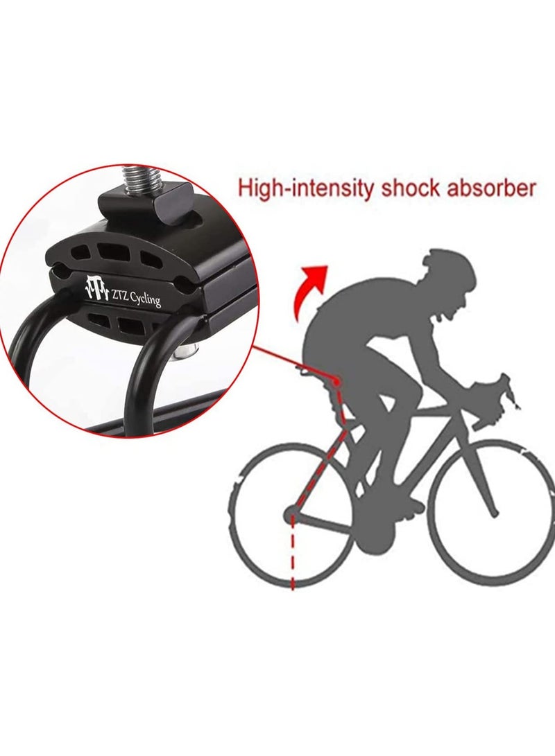 Bicycle Shock Absorber Bicycle Saddle Alloy Spring Steel Suspension Device Road Bike Seat Shock Absorber Cycling Parts Improves Comfort for Mountain Bike