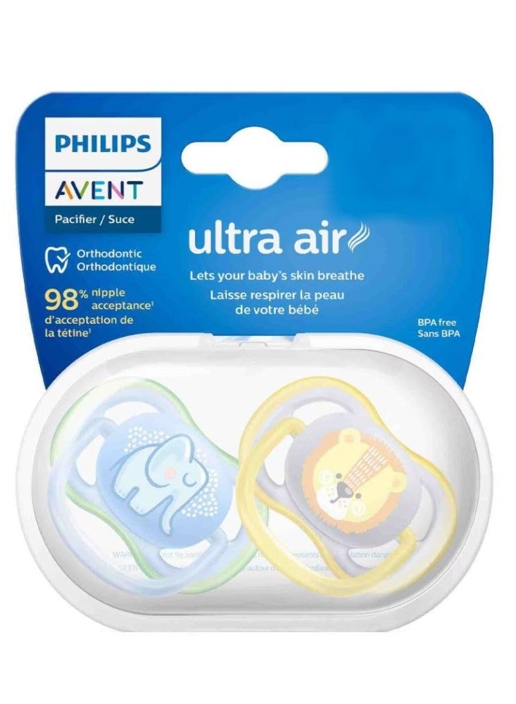 Philips Avent Ultra Air Deco Plus Mixed Pacifier,18m