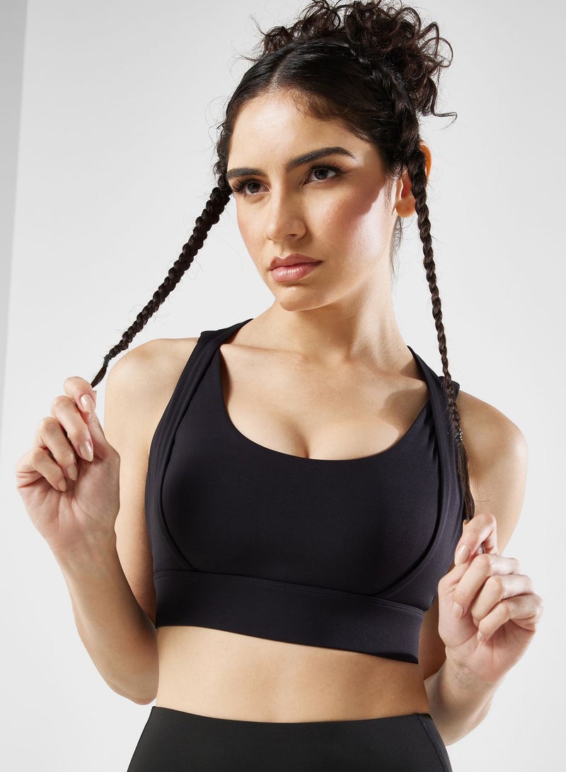 Cross Back Detail Sports Bra