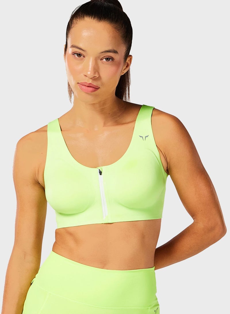 Essential Front Zip Bra