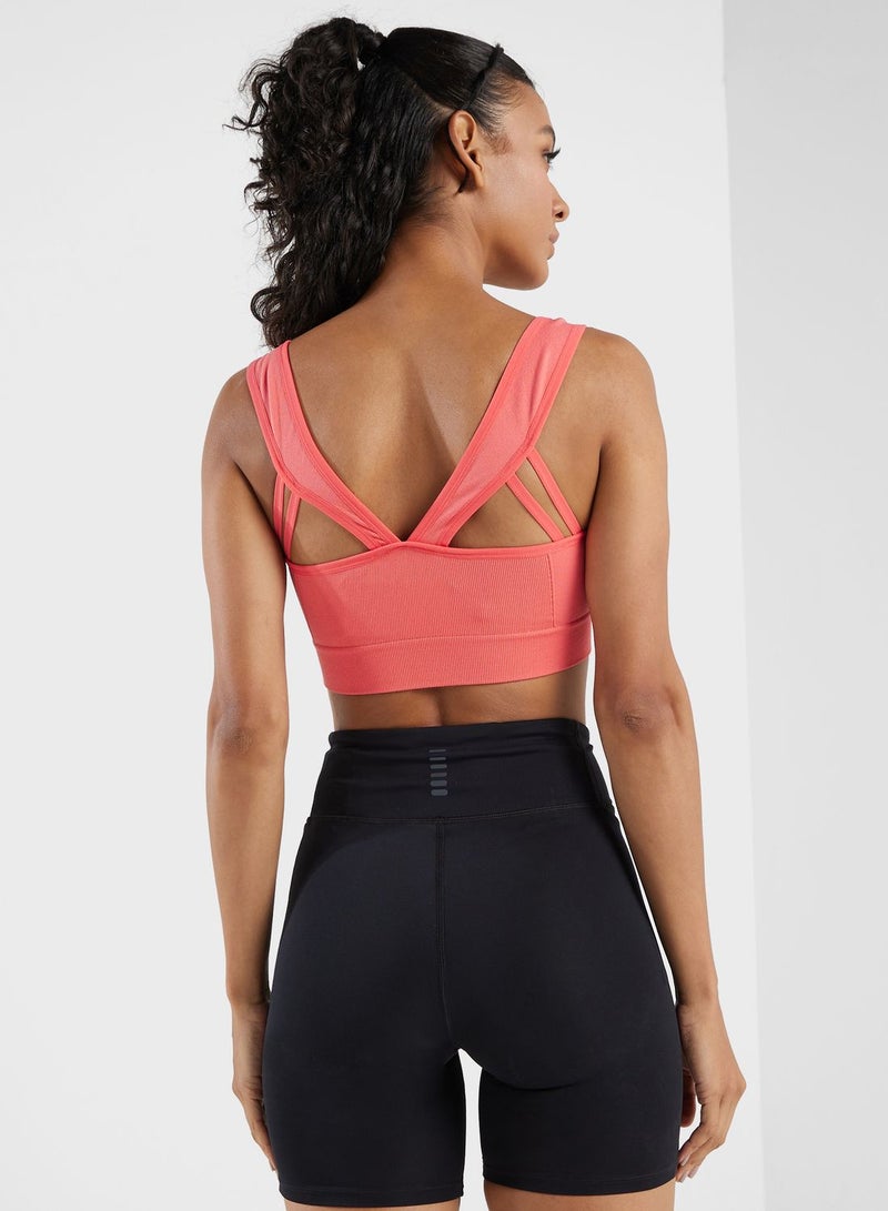 Cutout Detail Sports Bra