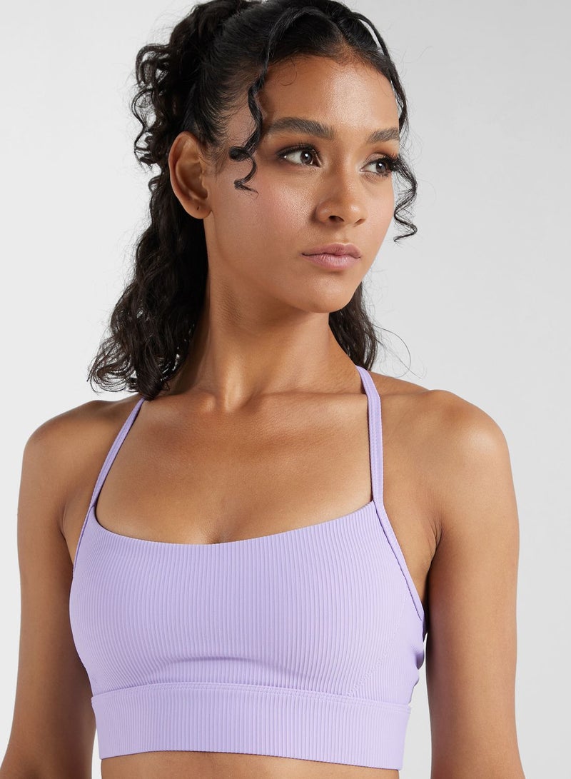 Contrast Cutout Detail Sports Bra