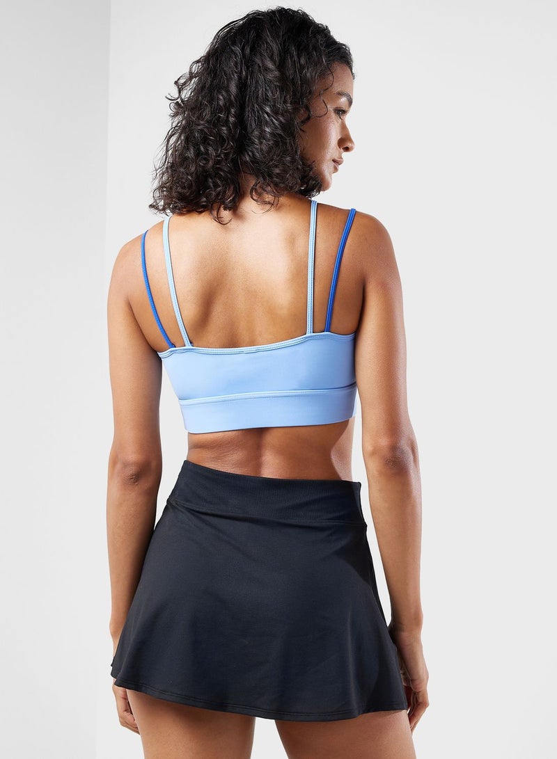 Contrast Cutout Detail Sports Bra