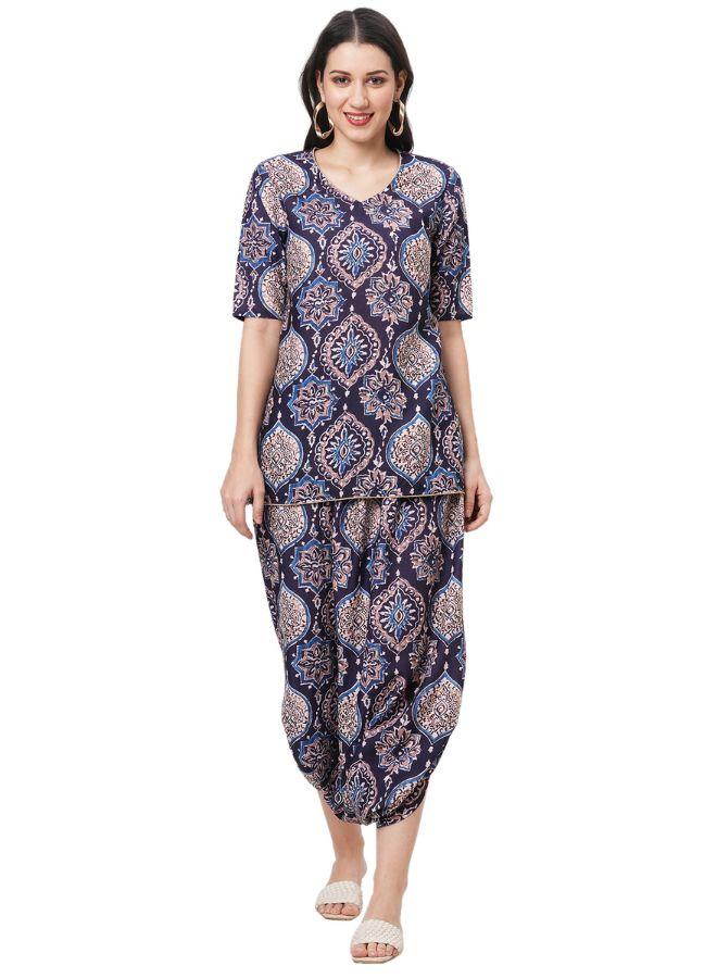 Printed Dhoti Set