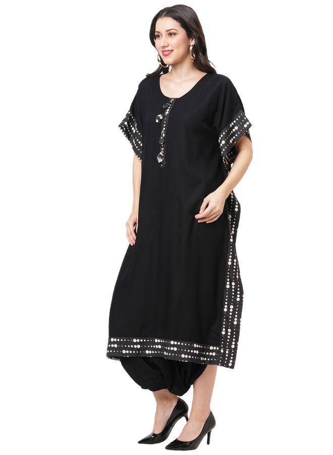 Kaftan With Dhoti Set