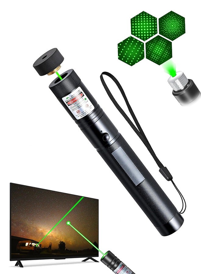 Long Range Flashlights, 10001Ft High Power Laser Pointer Flashlights, High Lumens, Compact and Rechargeable Flash Light Portable Laser Pointer for Camping Hiking Outdoor Emergency