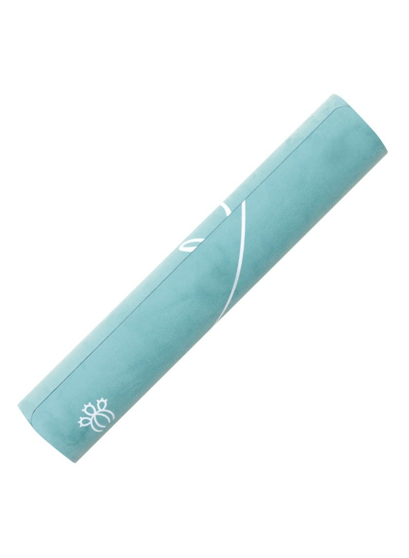 BREATHE DEEP Non-Slip Suede Top 4mm Thick Yoga Mat With Carry Strap