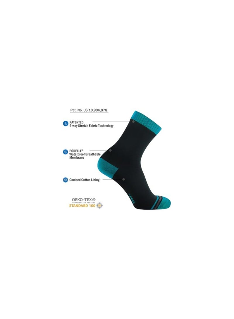 Unisex Waterproof Socks for Outdoor Activities - Ideal for Hiking, Fishing, and Skiing. Breathable, Weatherproof, Perfect for Camping and Wading (1 Pair, Size L, 41-43).