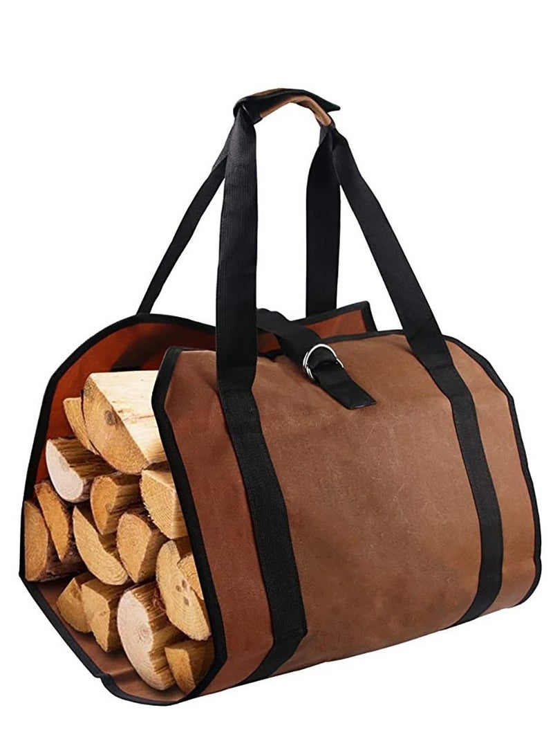 Outdoor Handheld Portable Firewood Storage Bag