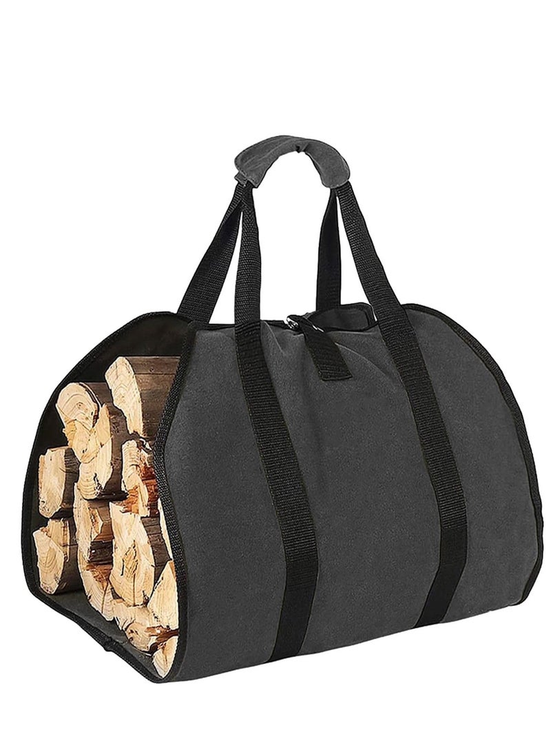 Outdoor Handheld Portable Firewood Storage Bag