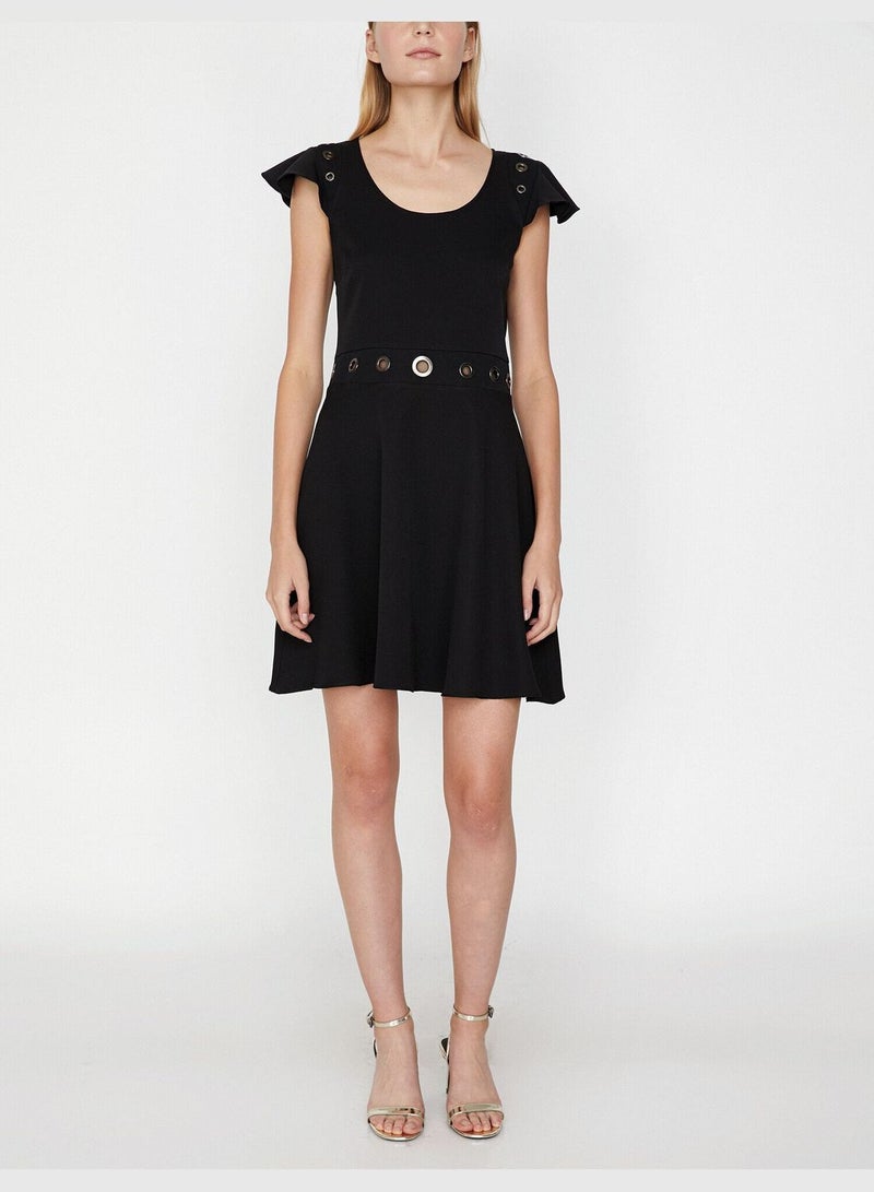 Eyelid Detailed Dress