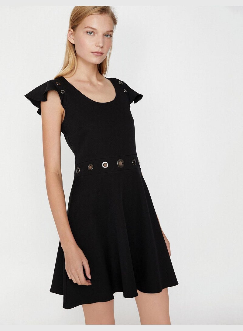 Eyelid Detailed Dress