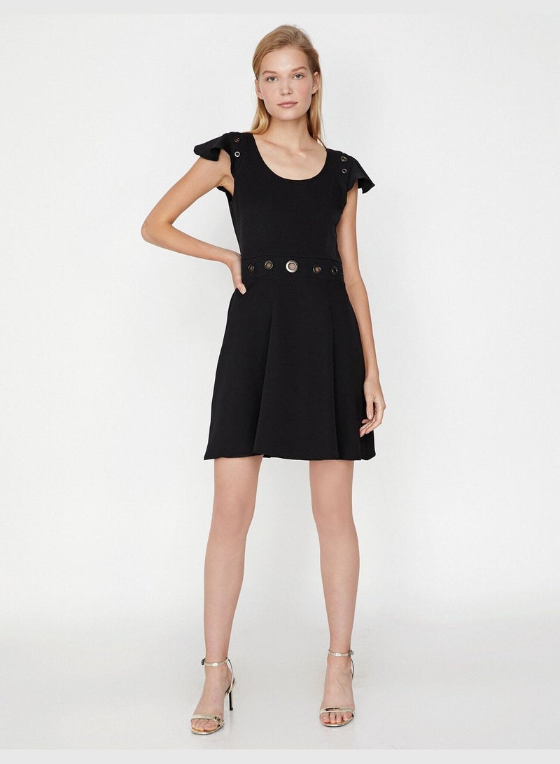 Eyelid Detailed Dress