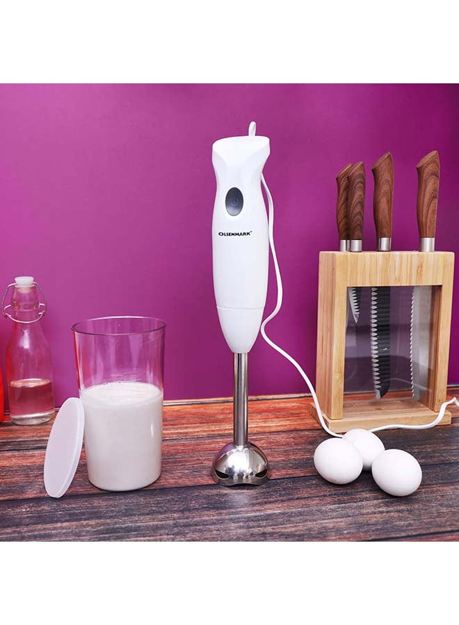 Hand Blender OMHB2285 White/Silver