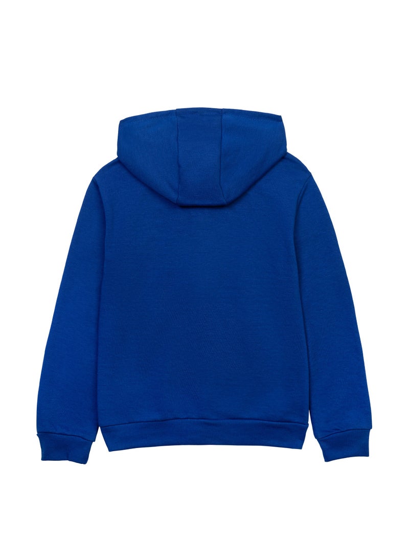 Teen Boys  Hooded Zip Thru With Embroidery