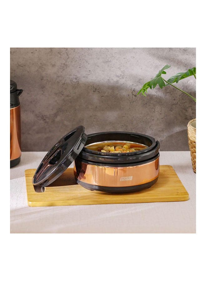 Celina Casserole 1500 ml Stainless Steel 201 And Polypropylene Modern Houseware Hot Pot Copper